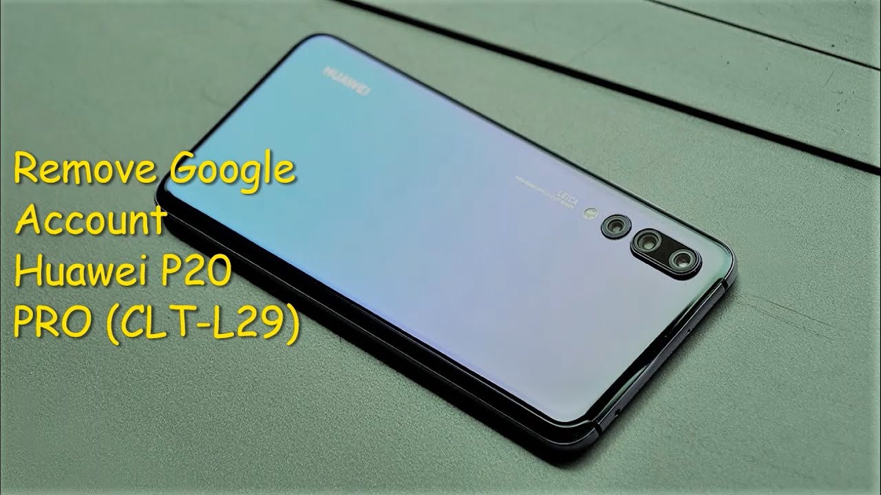 Remove Google Account  Huawei P20 Pro Android 10 Unlock FRP CLT-L29✅.