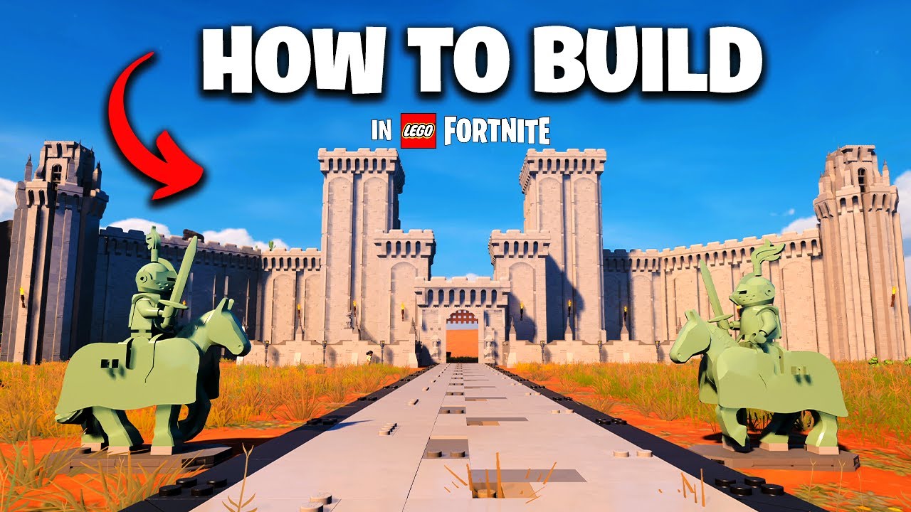 Как построить потрясающие замки в LEGO Fortnite!