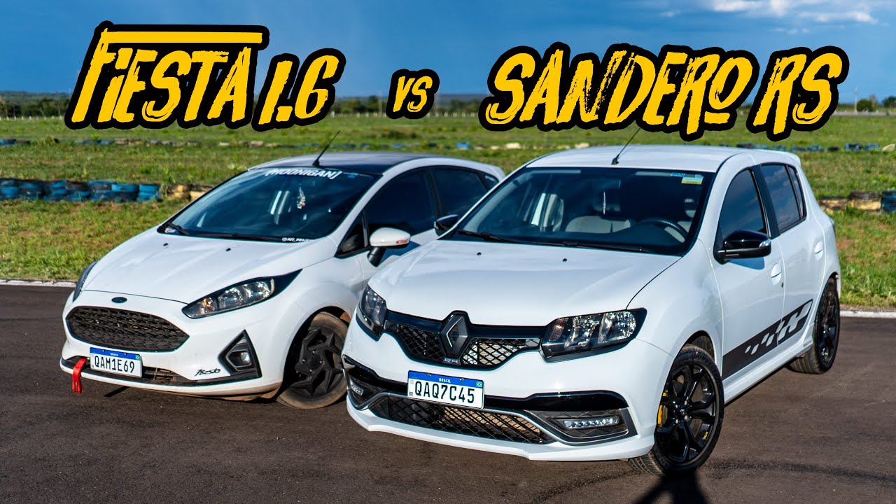 FIESTA 1.6 MANUAL VS SANDERO RS 2.0! FORD VS RENAULT