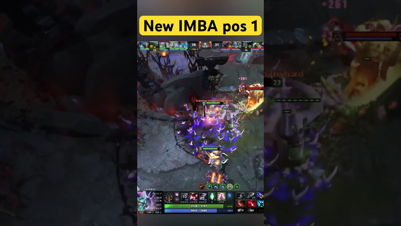 Leshrac new IMBA pos 1 #dota2 #leshrac #leshracpos1 #dota2carry #dota2shorts