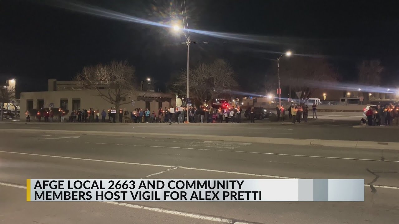 Albuquerque community gathers to honor Alex Pretti