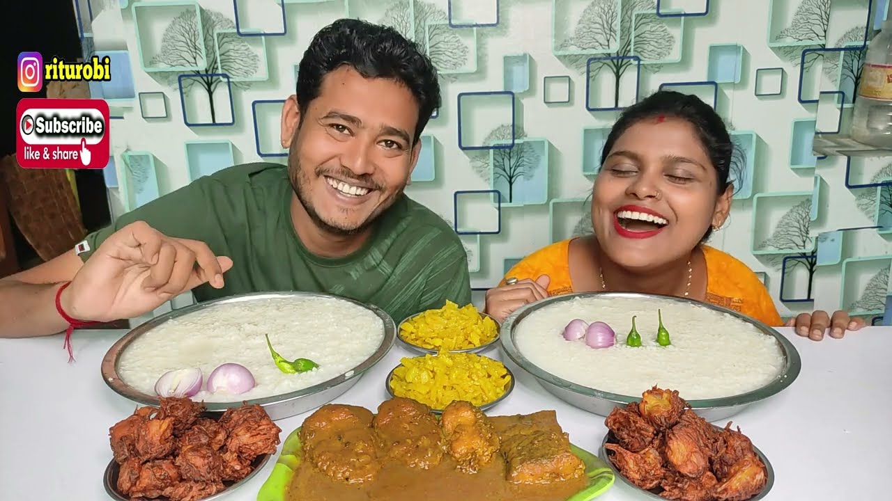 aj onekdin pore panta vat khelam macher tok diye sathe pokora