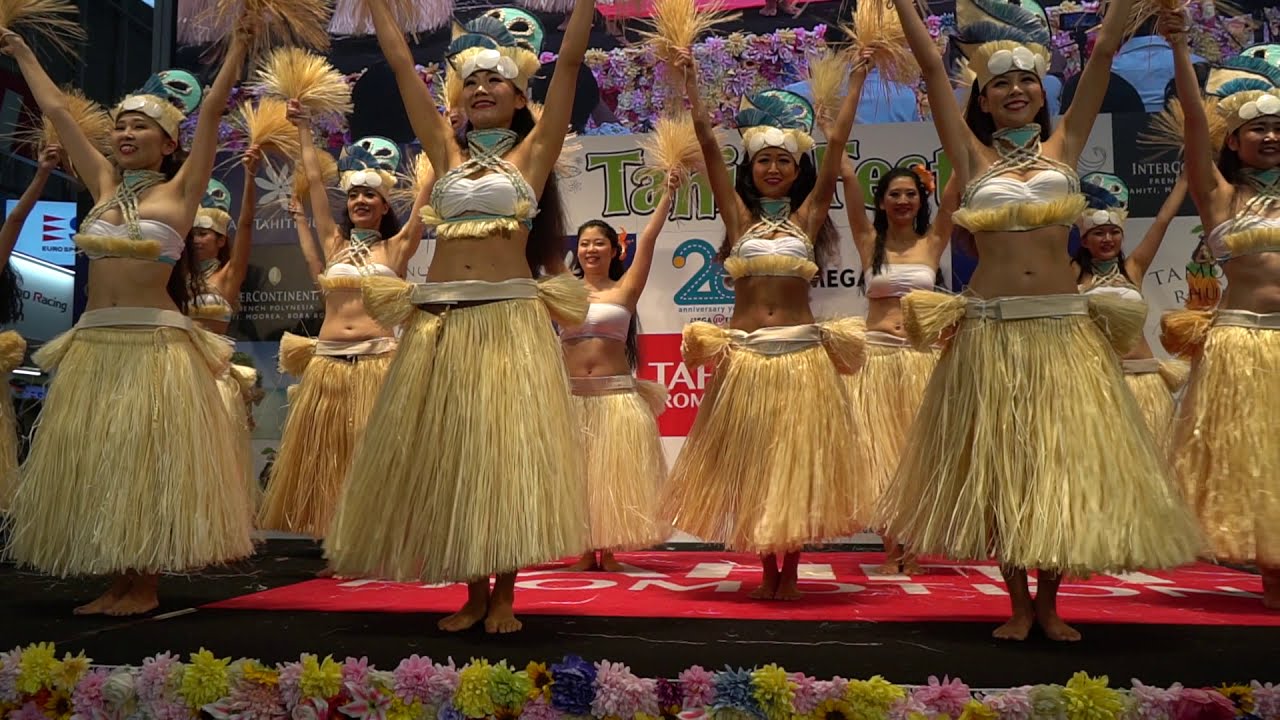 ORI MANU タヒチアンダンスサークル　お台場タヒチフェスタ 2019年 9月　オリマヌ　タヒチアンダンスショー　Tahiti Festa　Odaiba Palette Town MEGA WEB