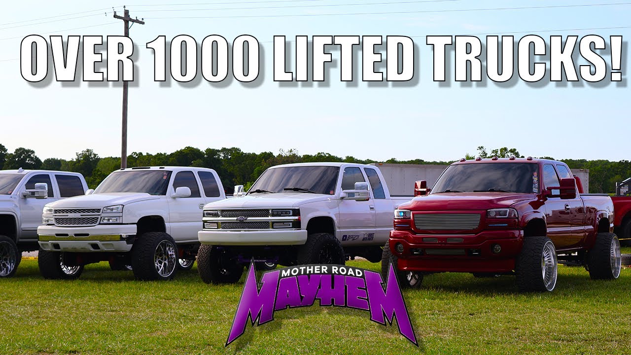Mother Road Mayhem 2024 TONS of CLEAN Lifted Trucks!