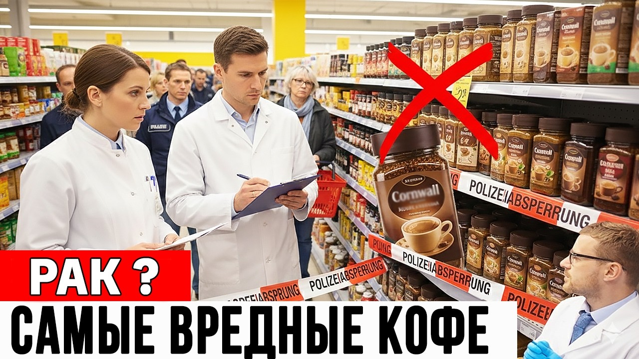 7 ХУДШИХ марок кофе в Германии, которые НЕЛЬЗЯ покупать (отчёт 2026).