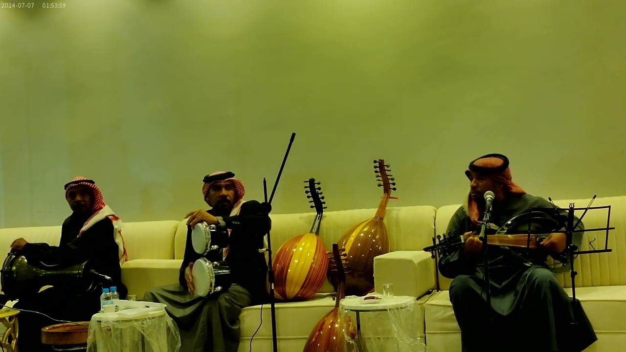 الفنان سامي جميعان الحايطي جلسة شباب محافظة خيبر 