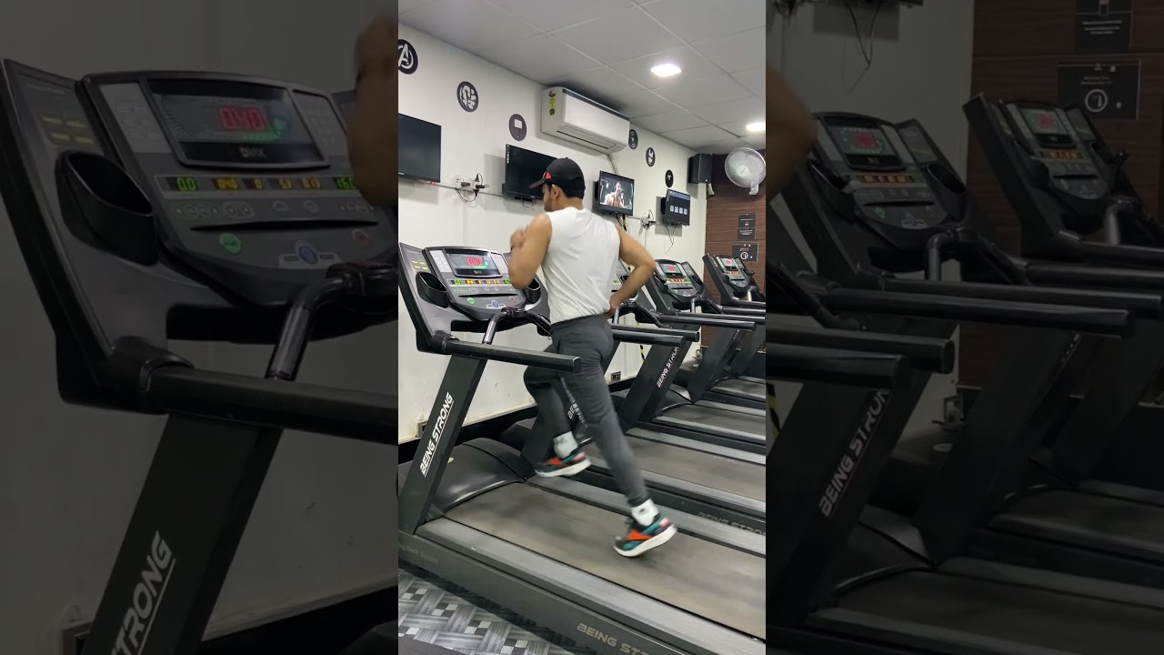 Try this High TREADMILL(16km/hr) Sprint 💯  #shorts #fitness