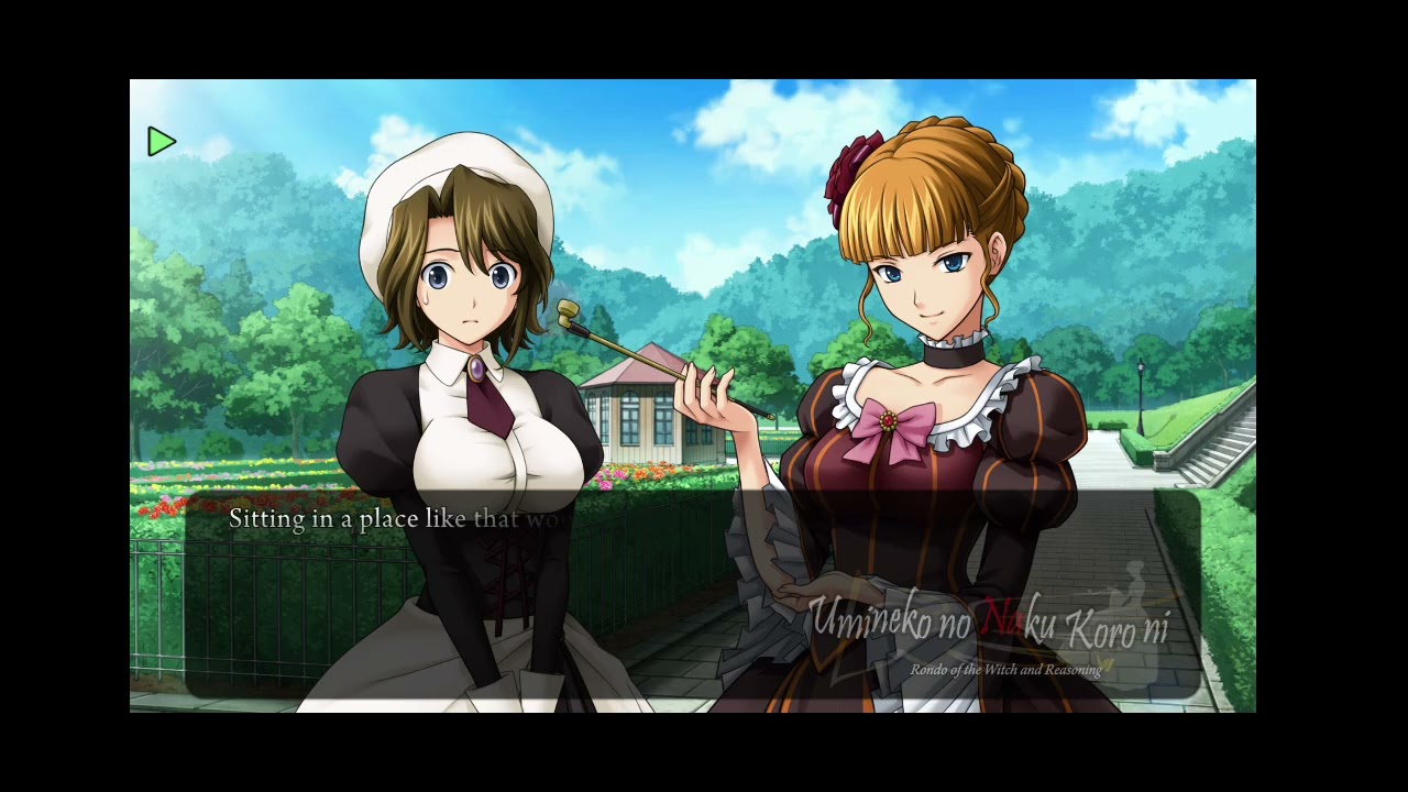 Umineko no Naku Koro ni English translation with Japanese audio うみねこのなく頃に Playthrough EP2 Part 3