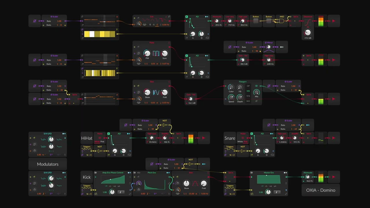 Oxia - Domino (Bitwig GRID cover)