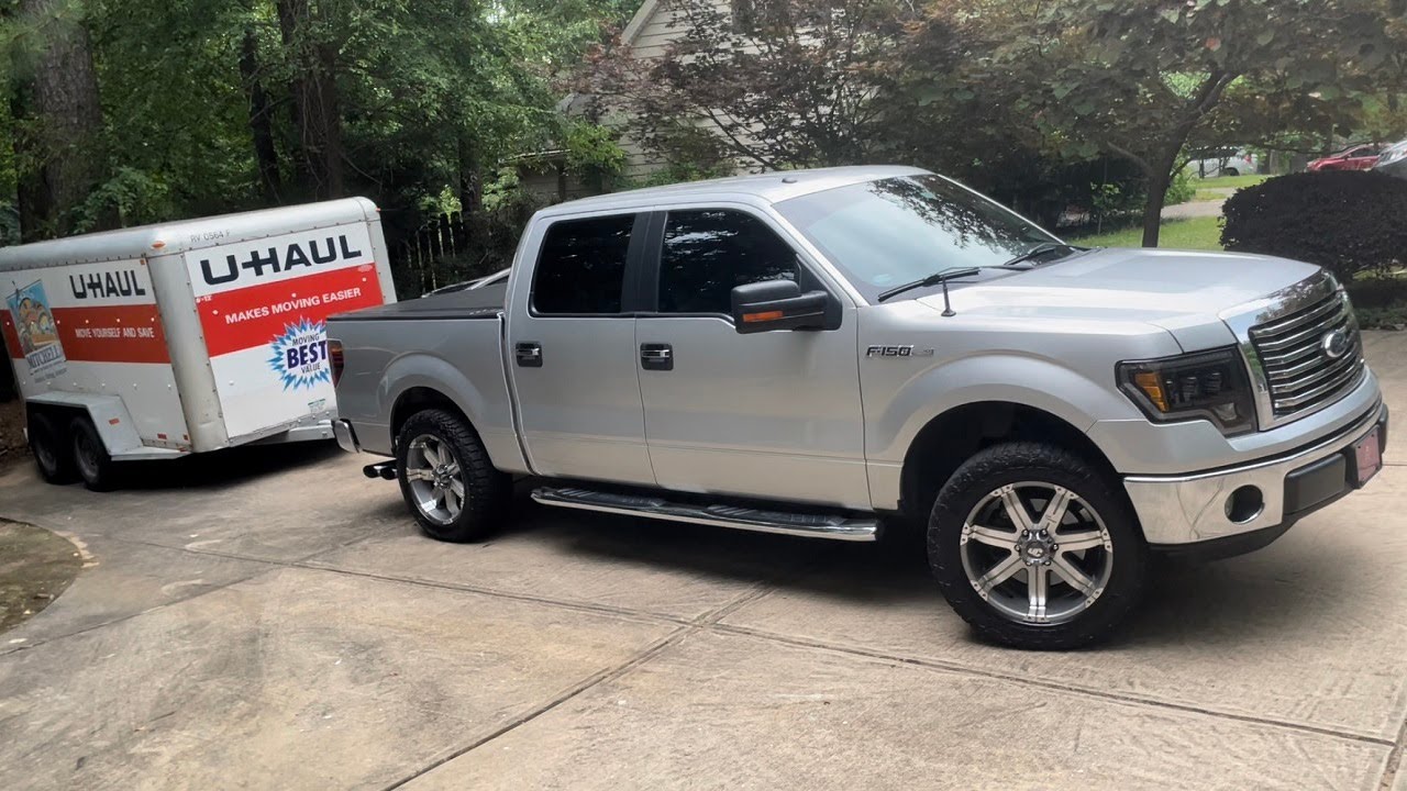 Loading a 12ft Uhaul Trailer and towing with F150