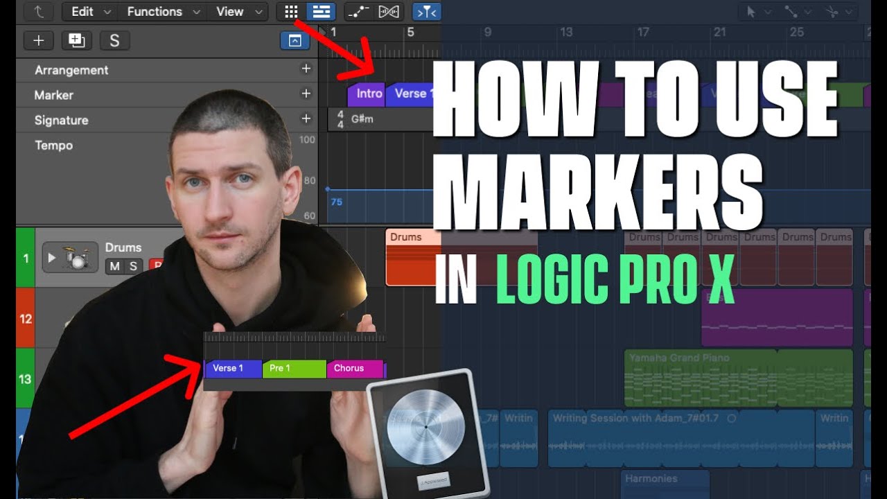 Как использовать маркеры в Logic Pro X