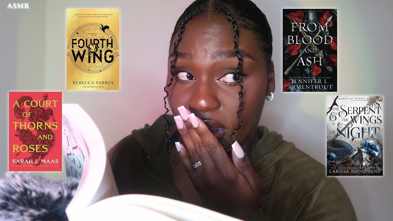 ASMR | My Current SPICY ROMANTASY Book Reads!!!!