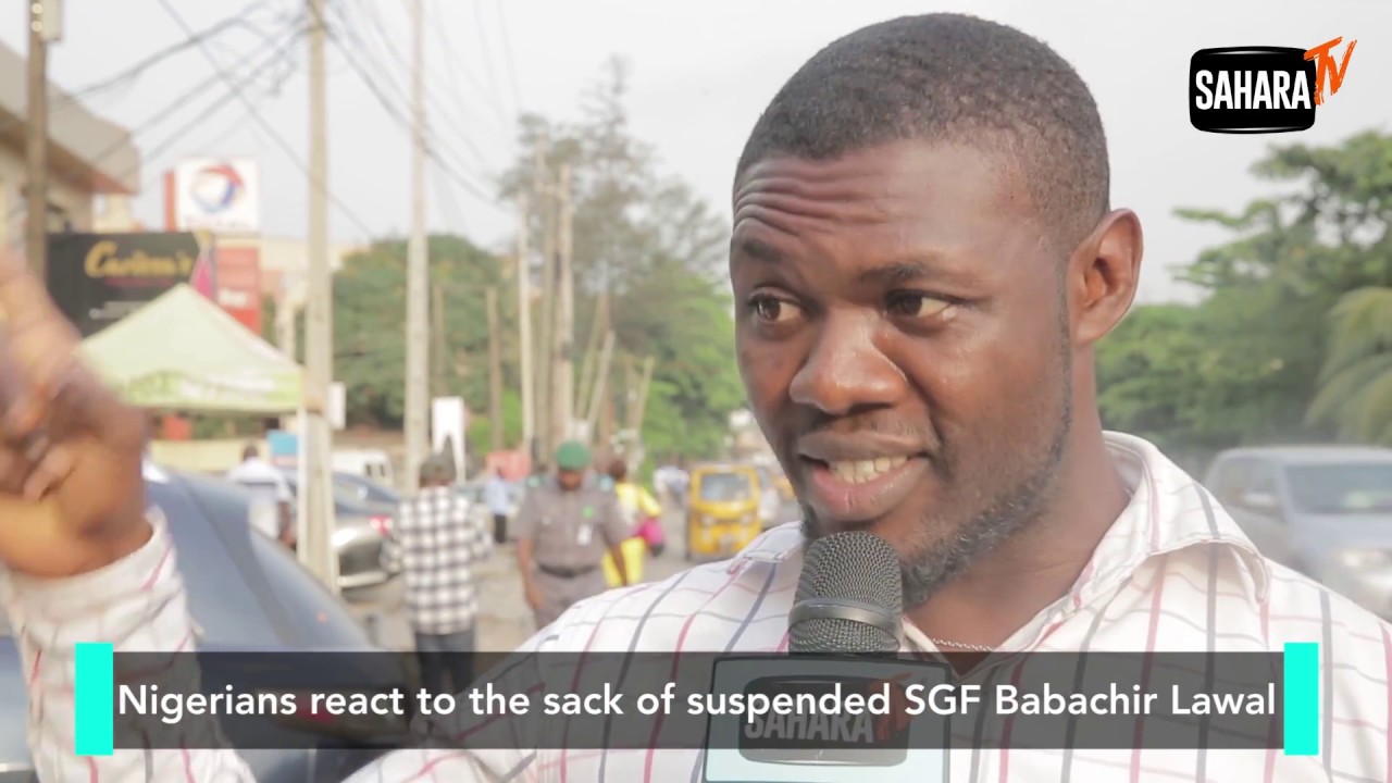 Nigerians React To The Sack Of Suspended SGF Babachir Lawal