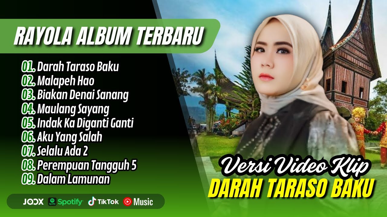 Rayola Album Terbaik - DARAH TARASO BAKU | MALAPEH HAO | BIAKAN DENAI SANANG| LAGU MINANG TERPOPULER