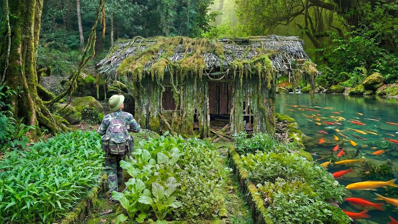 Betrayed After Discharge, Young Soldier Builds Bamboo Home, Grows Food & Rebuilding a New Life