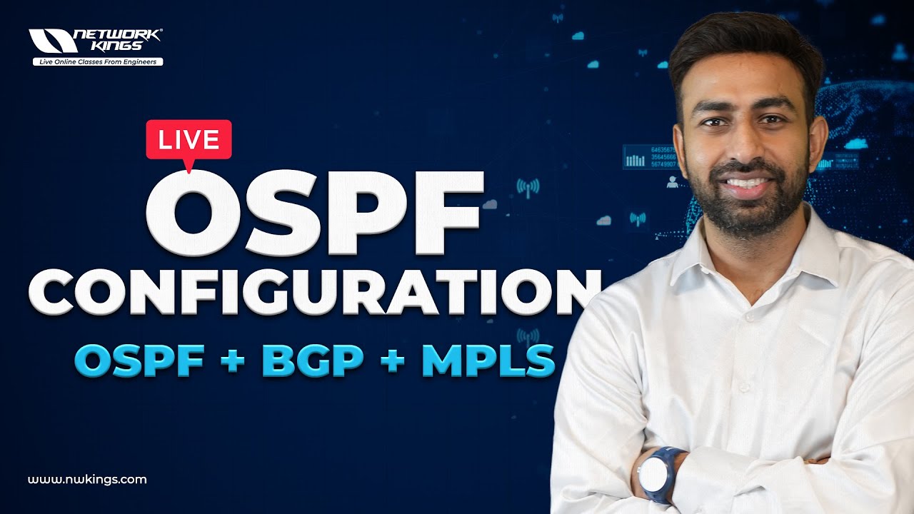 OSPF Configuration | OSPF BGP MPLS batch