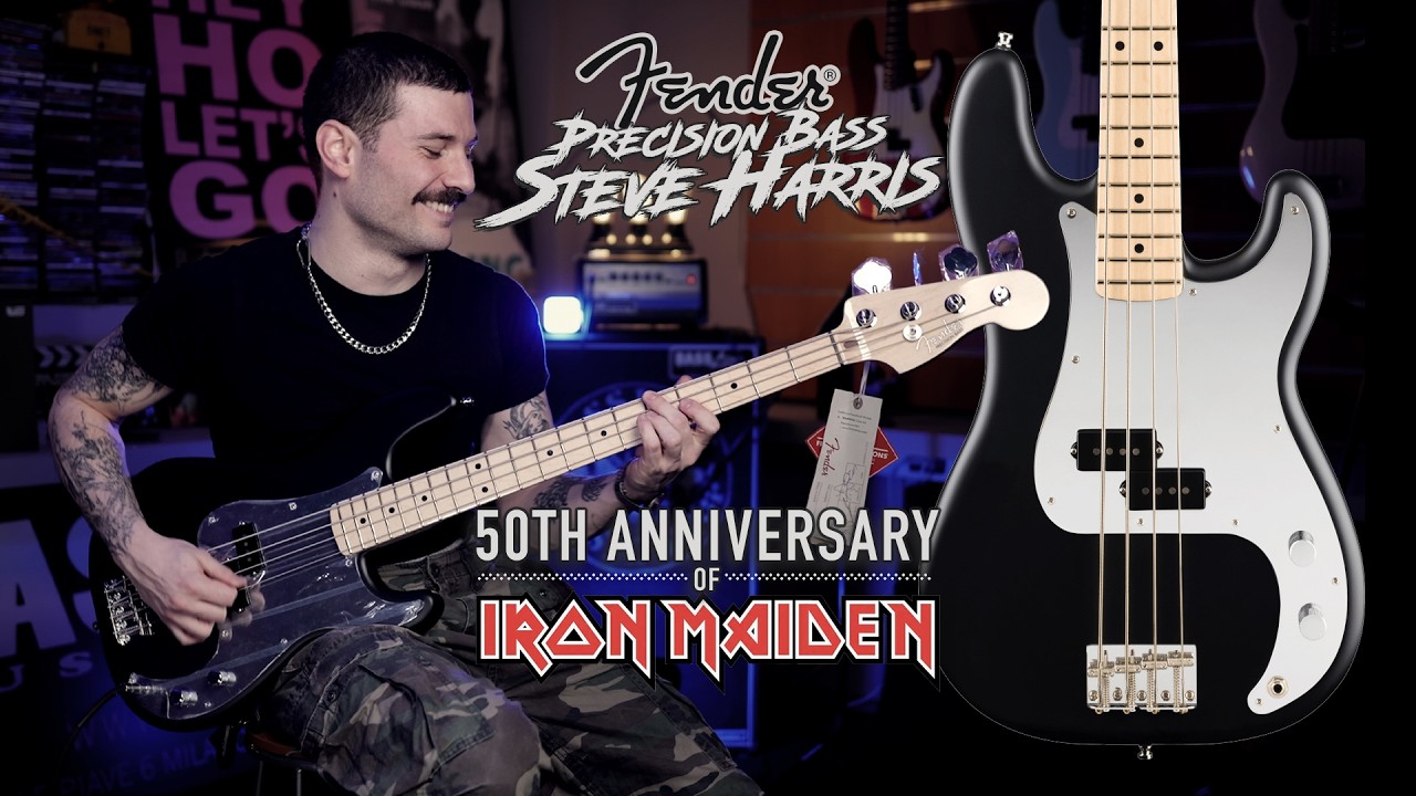 ⚡️ Fender Precision Steve Harris Signature 50th Anniversary