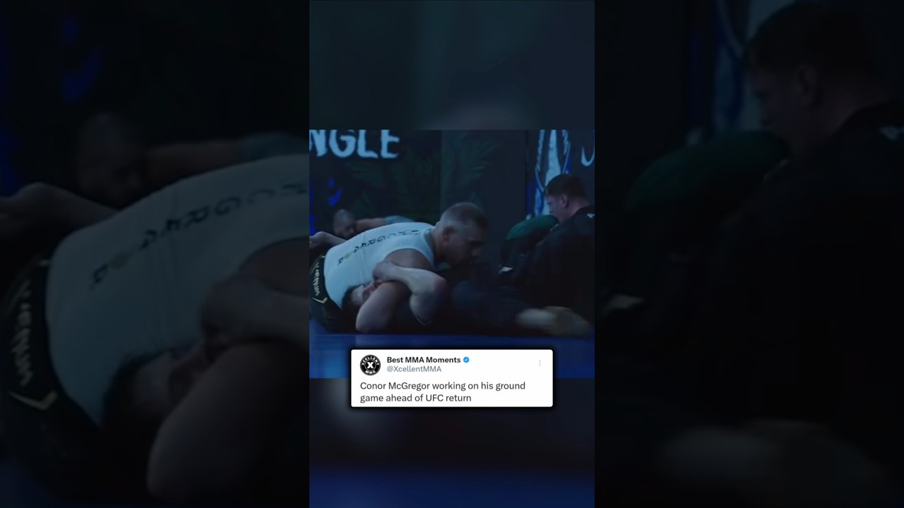 Conor McGregor working on his ground game ahead of UFC return