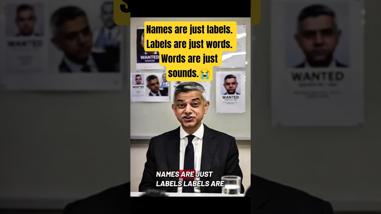 Names are just labels. Labels are just words. Words are just sounds.😭