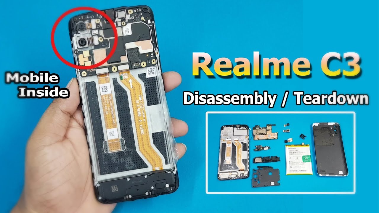 Realme C3 Full Disassembly / Teardown | all internal parts of realme c3 | How to open C3 Mobile