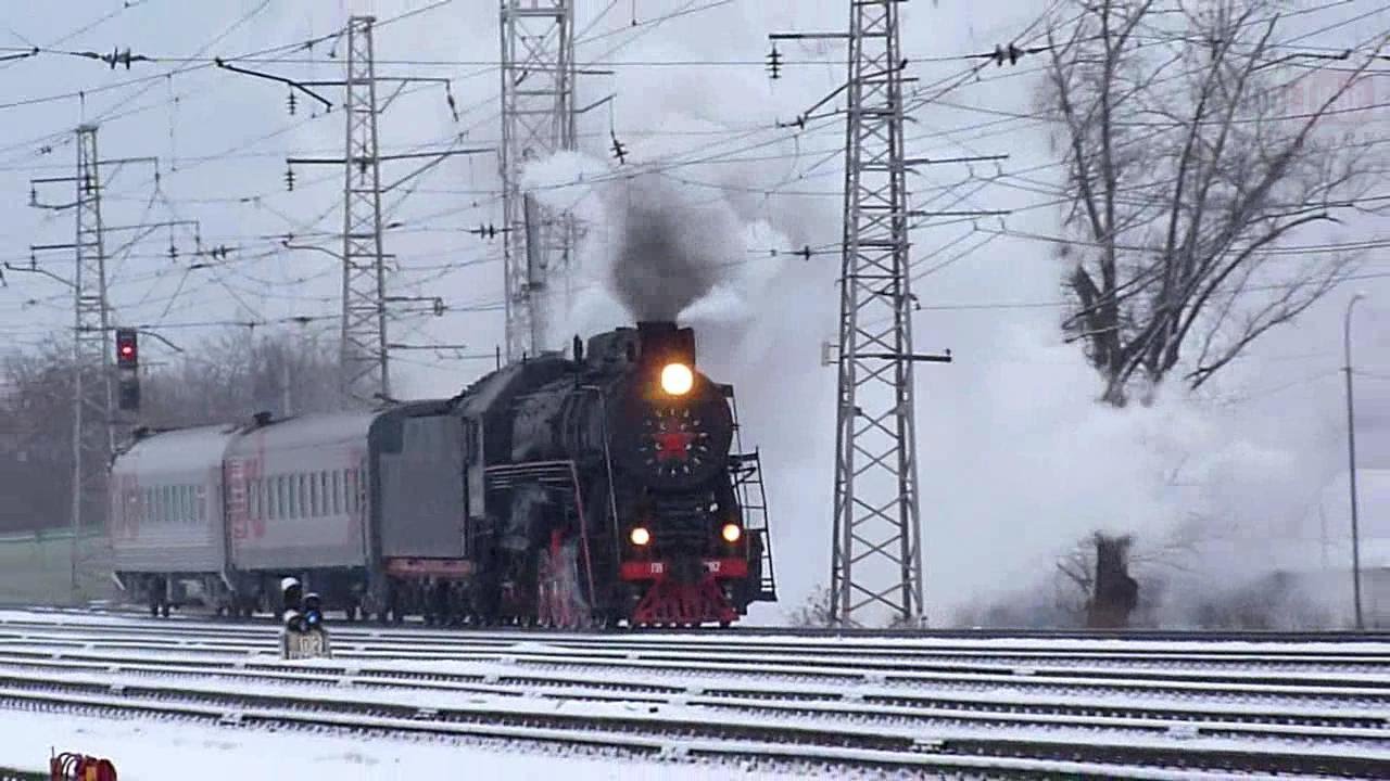 Steam Locomotive Паровоз ЛВ-0182 04.01.15