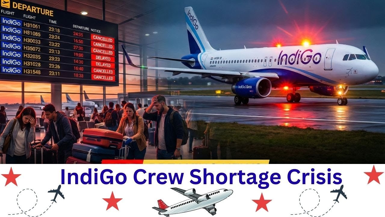 IndiGo Airlines Crew Shortage Crisis  In English