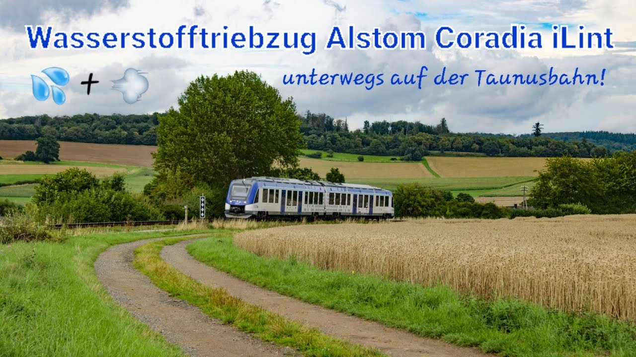 Zug der Zukunft? Der Wasserstofftriebzug Coradia iLint auf der Taunusbahn