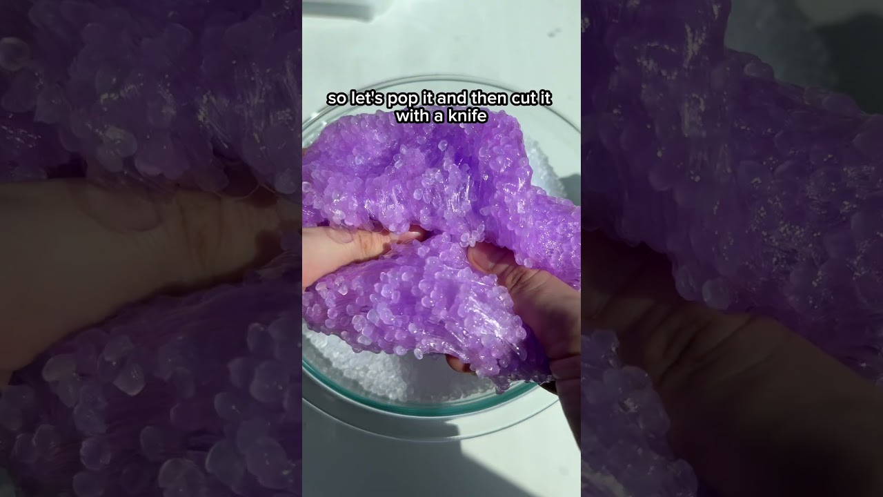 Adding TOO MUCH BEADS to SLIME 😬