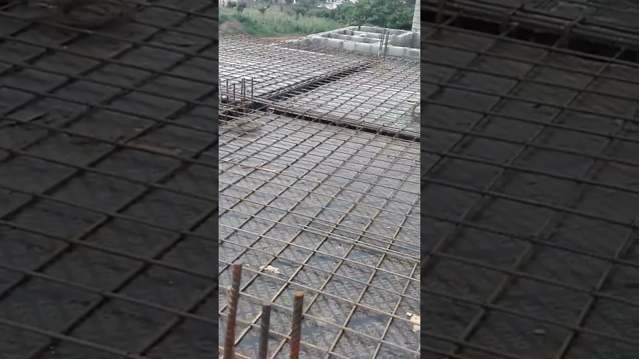 Reinforcement of a first floor slab