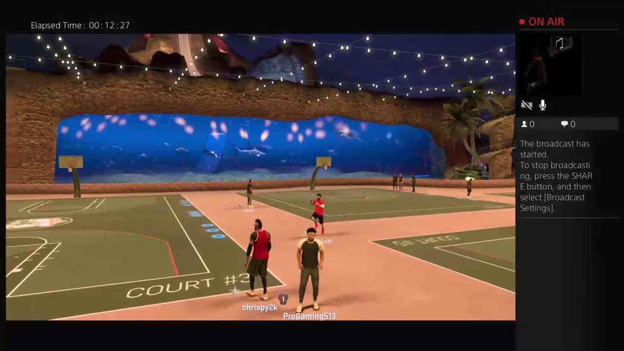 Park after dark