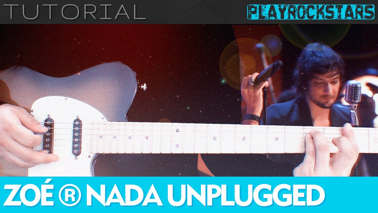como tocar NADA en guitarra ZOÉ ⭐️ TUTORIAL / ACORDES / RITMO / TABS
