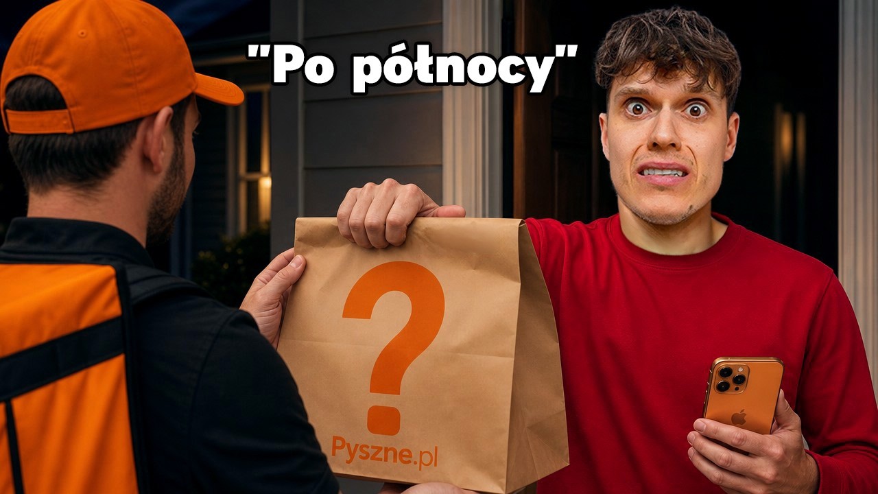SPR&Oacute;BOWAŁEM NOCNEGO JEDZENIA Z APLIKACJI NA DOW&Oacute;Z