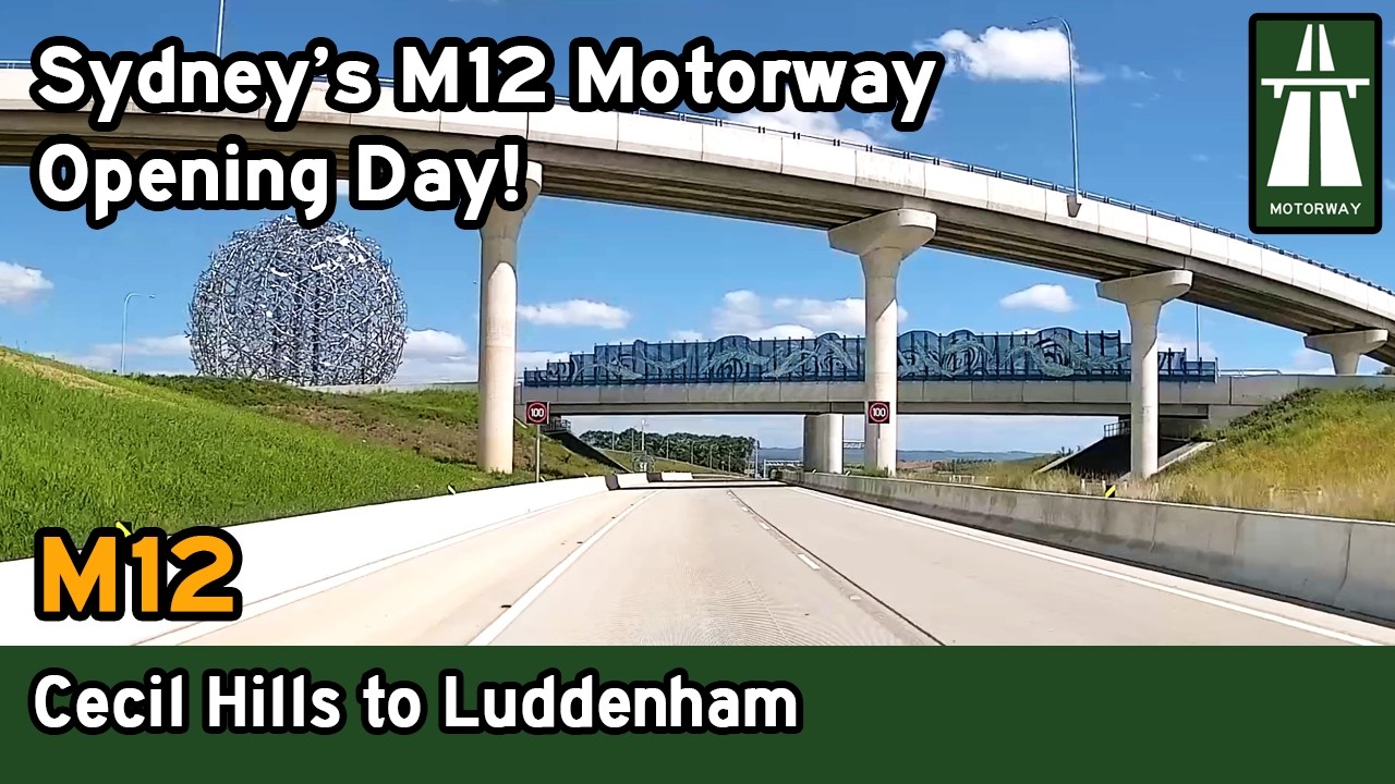 M12 Motorway Opening Day! Driving Sydney's new airport motorway in both directions [4K60]