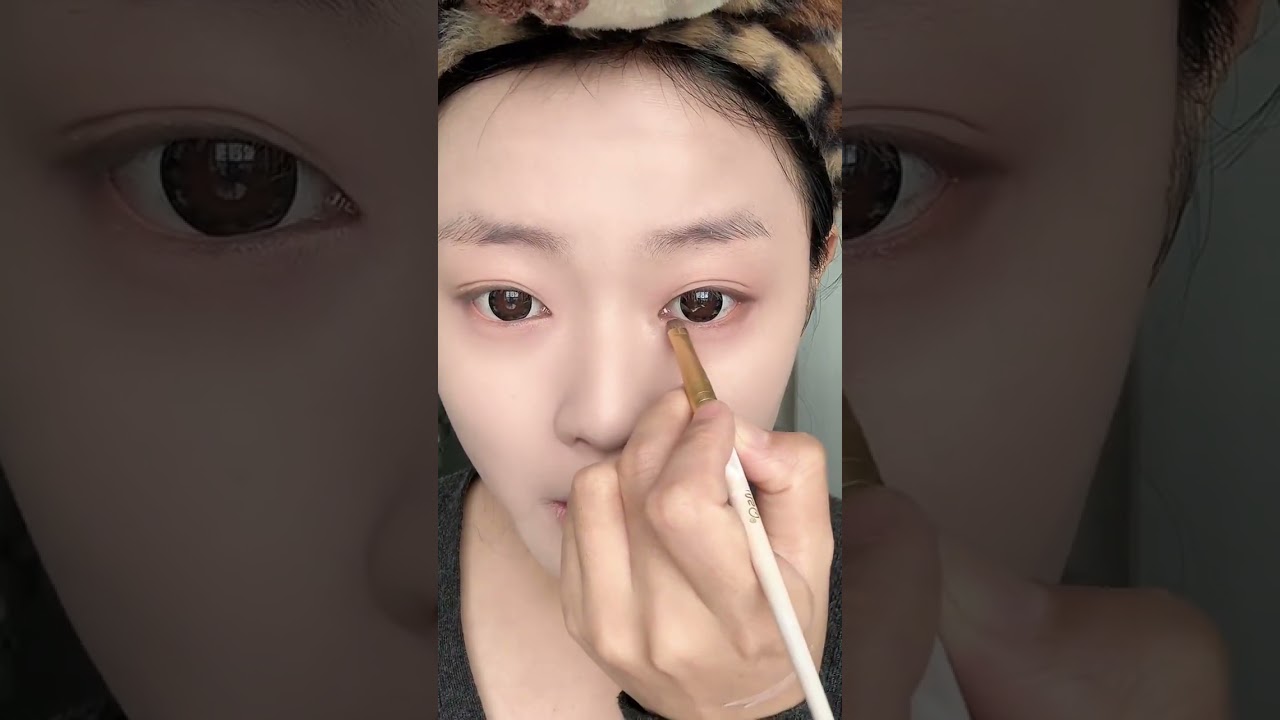 13min超详细每个步骤重点不剪辑化妆跟练！让每个新手都能看清妆容细节和步骤—白开水裸感韩妆