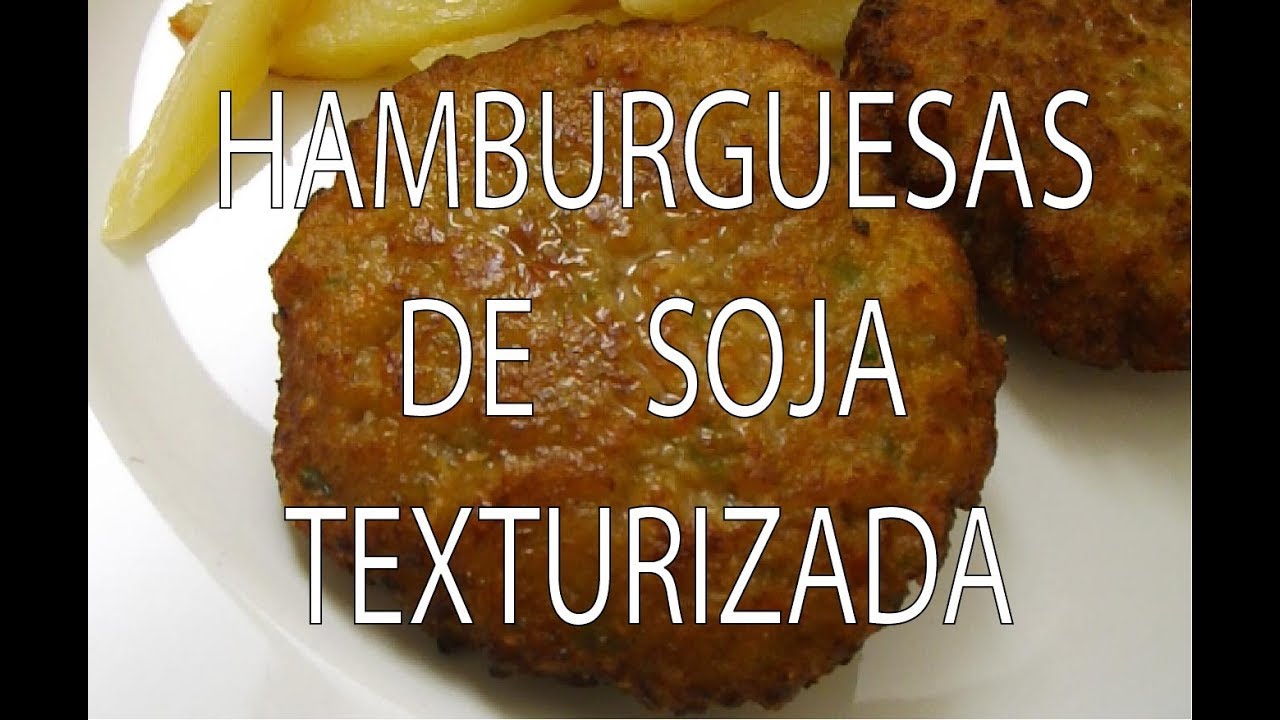 Hamburguesas de Soja Texturizada Fáciles y Rápidas