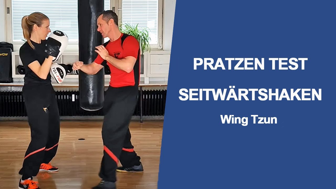 Test der Pratzen für Wing Tsun Selbstverteidigungstechniken 