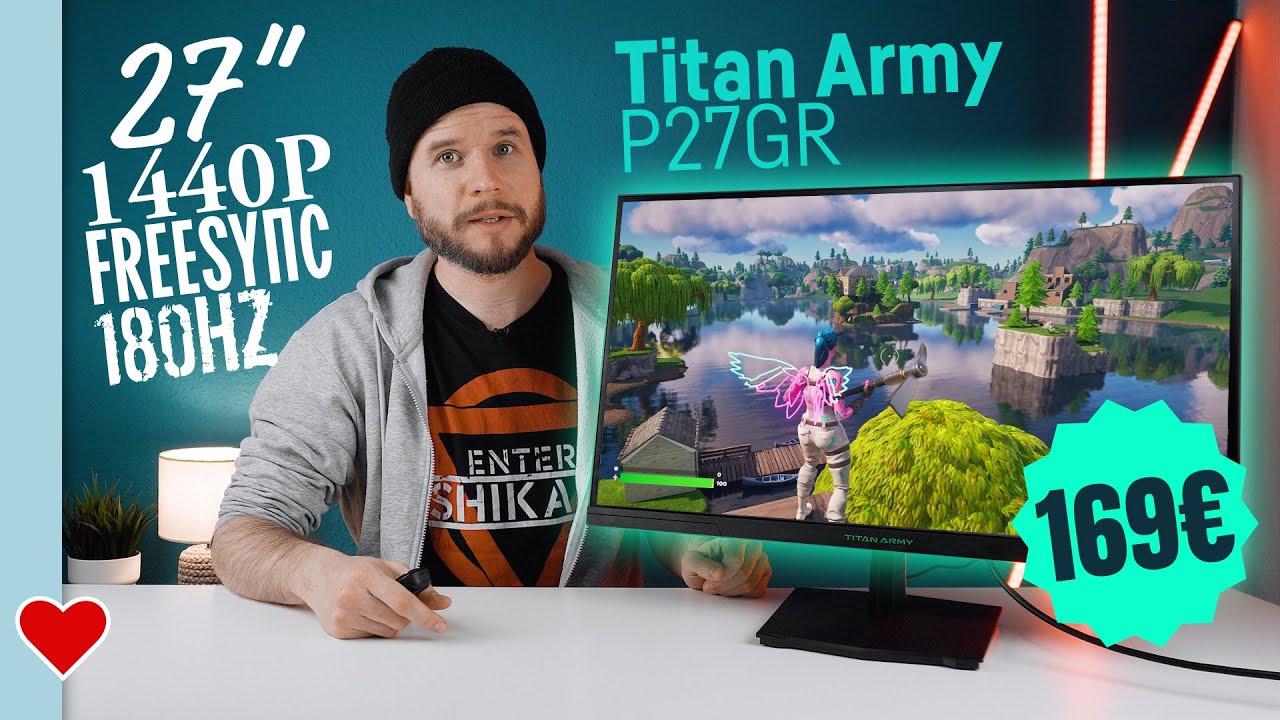 Ein günstiger 27" 180Hz 1440P Gaming Monitor? Der Titan Army P27GR im Test!