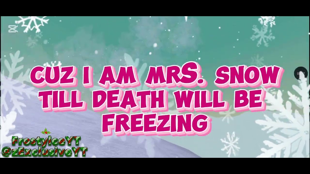 LATE! 200 SUBS SPECIAL ♡ Sia- Snowman lyrics vid 