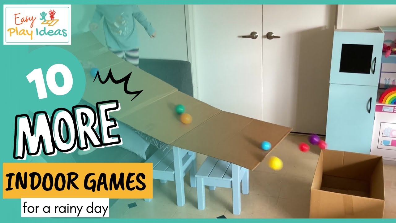PLAY INSPIRATION | 10 Indoor Games for Kids on a Rainy Day - Never Get Bored!