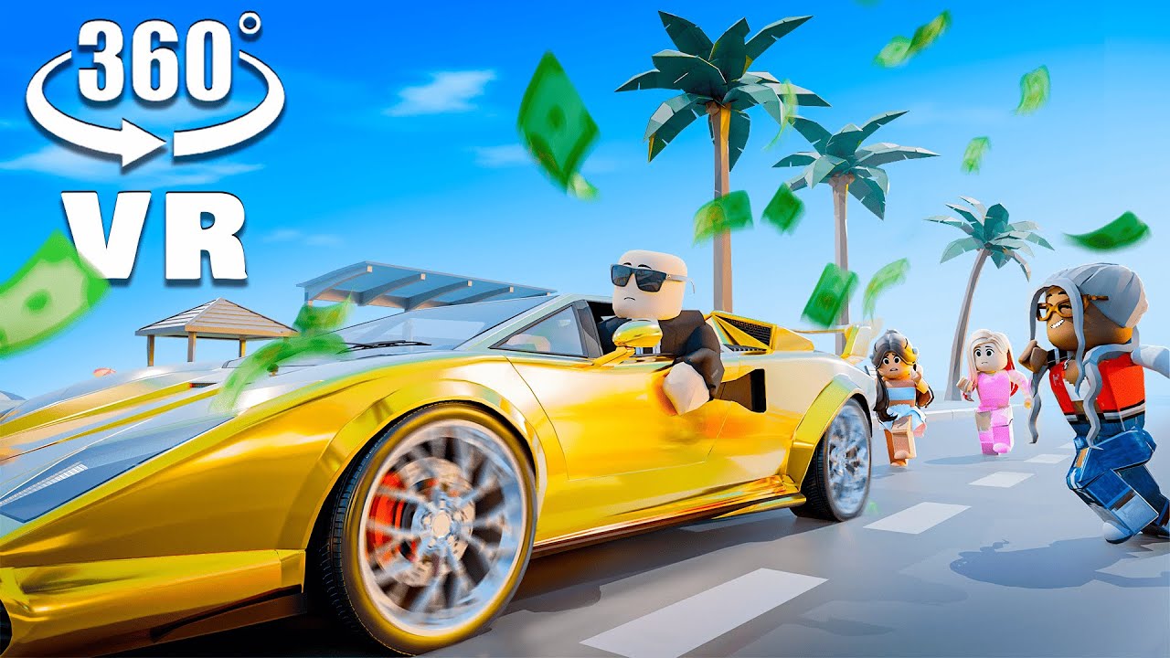360° VR - YOU'RE a BILLIONAIRE (Roblox RP)