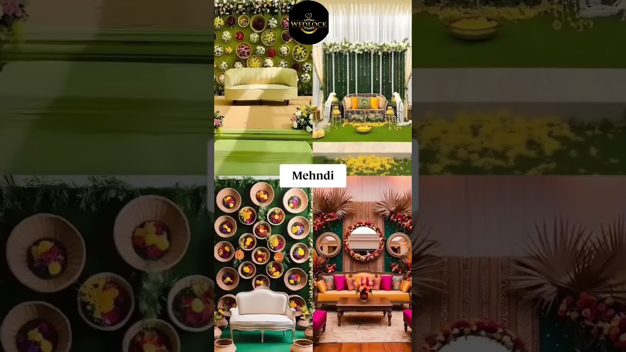 Theme Weddings Decoration ideas for Haldi, Mehendi, Sangeet and Wedding,  Screenshot Now 