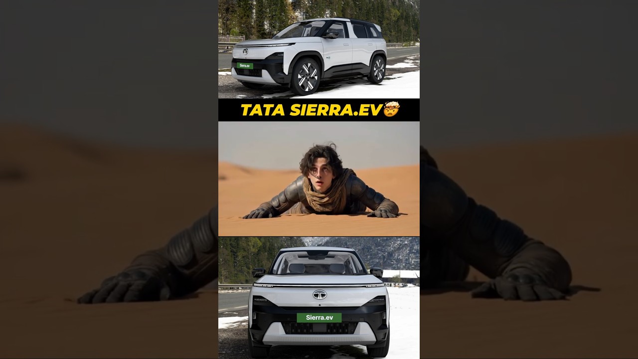 2026 Tata Sierra Ev Revealed |  First look , Design Explained in 60 seconds # Shorts