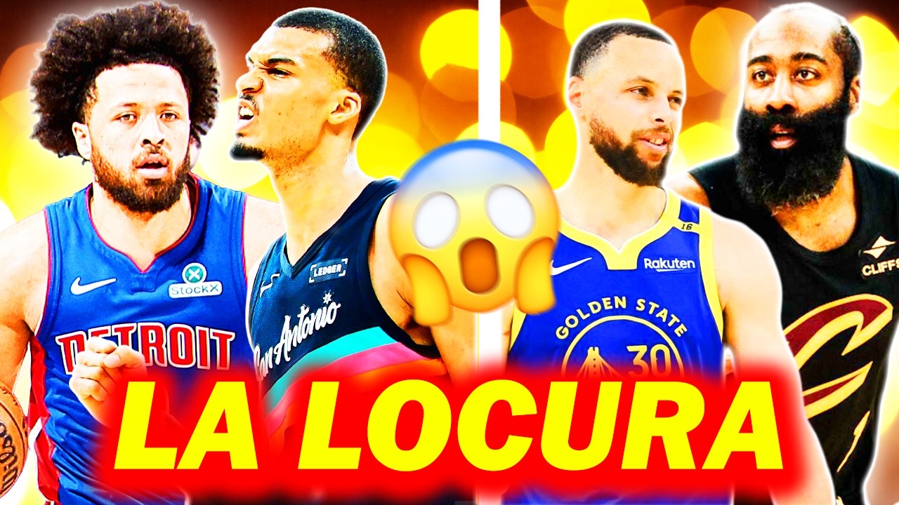 VOLVIÓ LA LOCURA EN LA NBA! CADE, WEMBY, HARDEN Y ALERTA CURRY