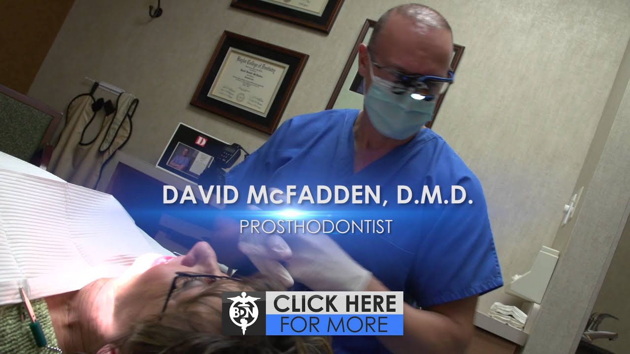 Prosthodontist David McFadden, DMD AD15