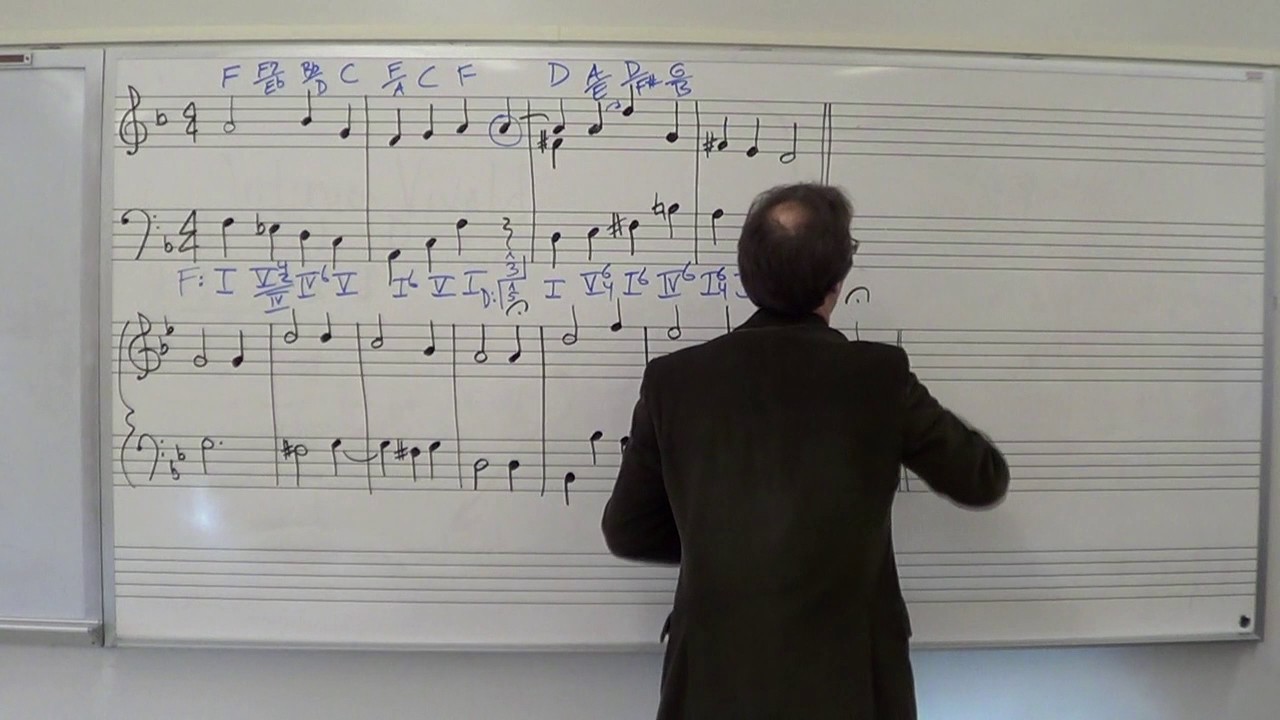 Dr. B Music Theory Lesson 42 (How to Harmonize with a Modulation)