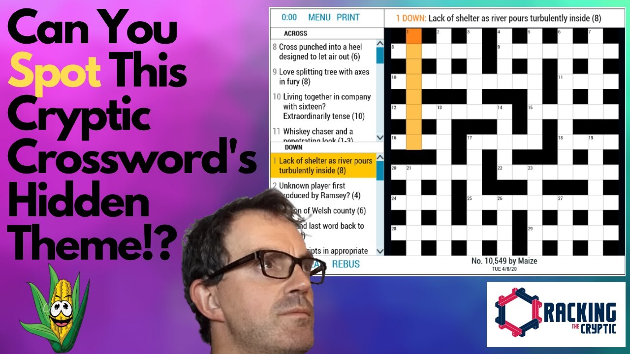 Can You Spot This Cryptic Crossword's Hidden Theme!?