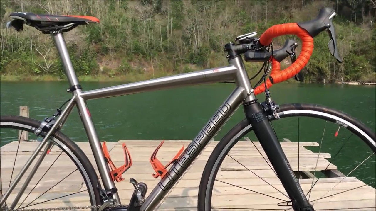 Шоссейный велосипед Litespeed T1SL Titanium (мой личный шоссейный велосипед).