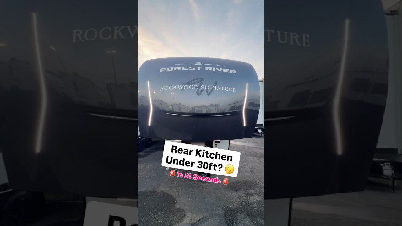 Big rear kitchen under 30ft fifth wheel 