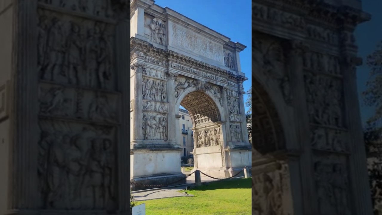 Arch of Trajan Arcodi Traiano Benevento, Italy Video 2/2