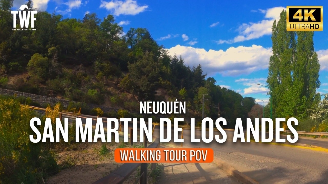 Paseando por San Martín de los Andes 🇦🇷 | Walking Tour POV 4K | Sonido Ambiente